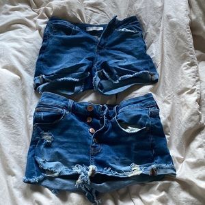 Bundle of jean shorts